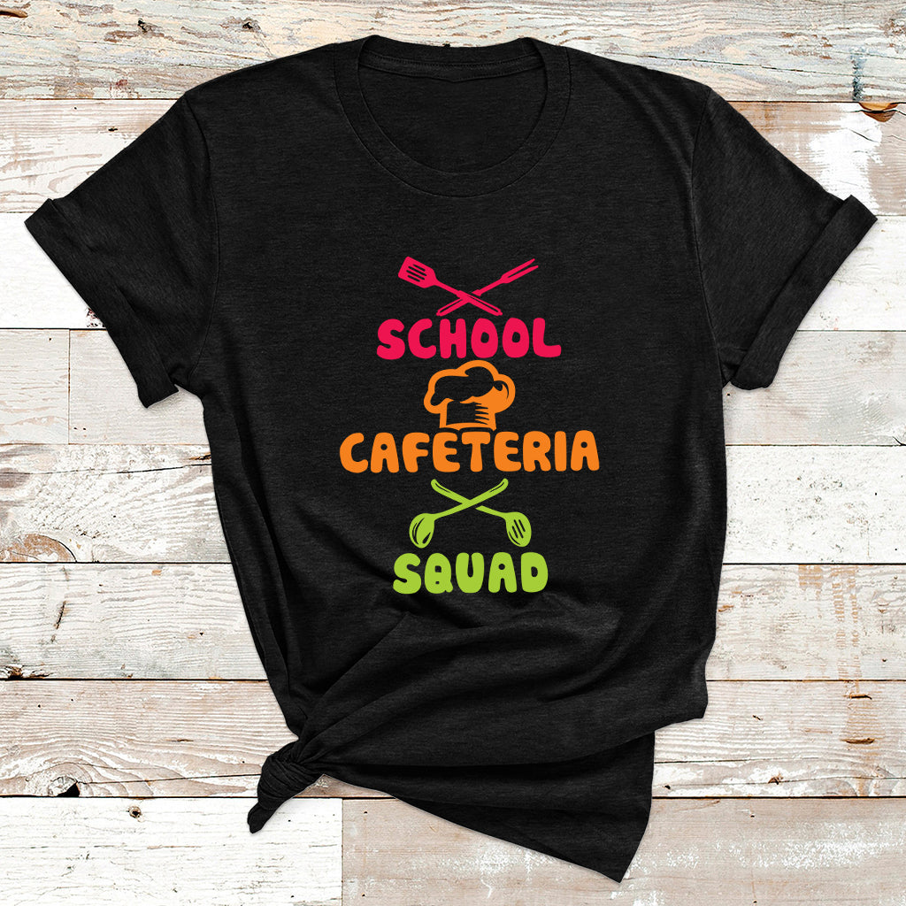 Funny Cafeteria Squad Lunch Lady Crew School Hero T Shirt - Wonder Print Shop