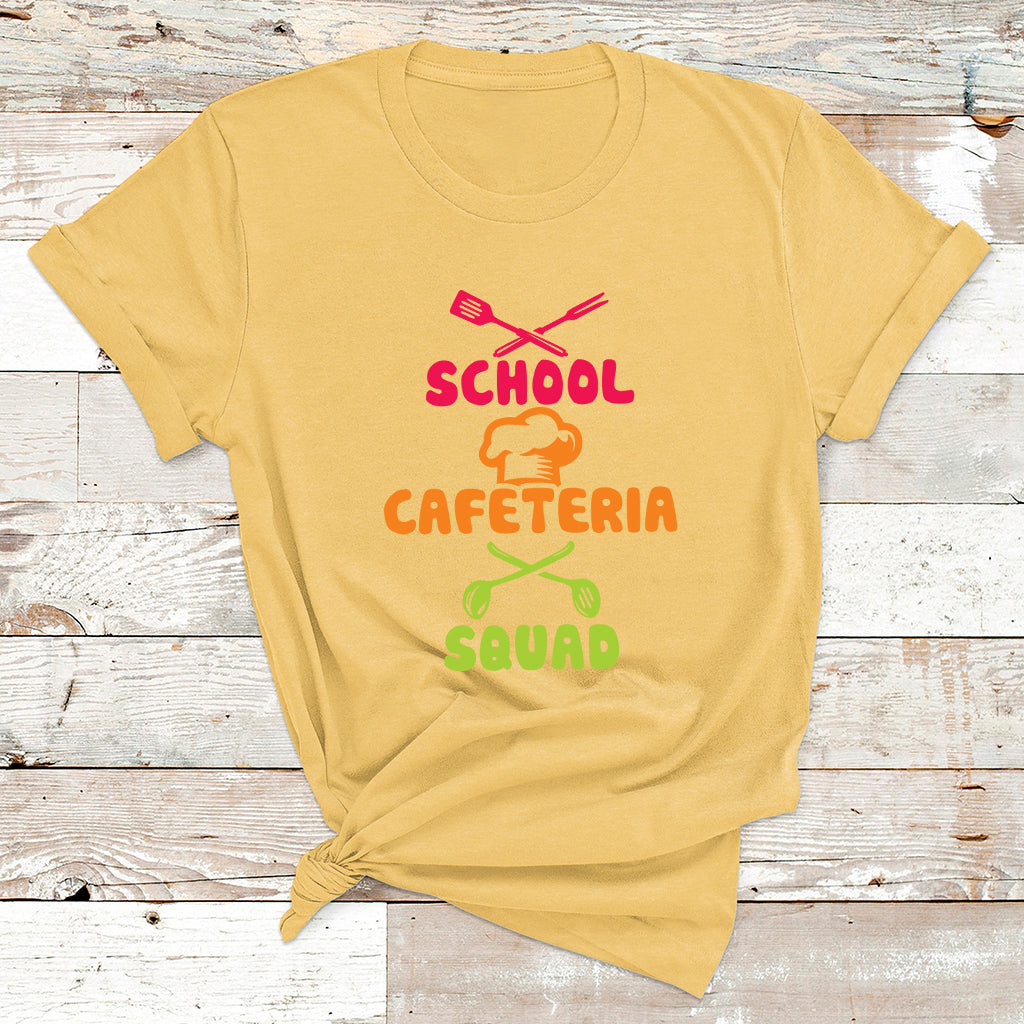 Funny Cafeteria Squad Lunch Lady Crew School Hero T Shirt - Wonder Print Shop