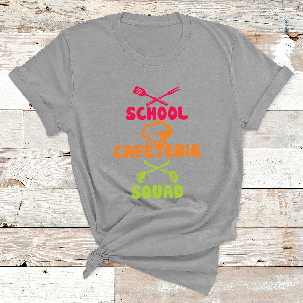 Funny Cafeteria Squad Lunch Lady Crew School Hero T Shirt - Wonder Print Shop