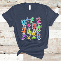 Numbers Math Calculation Symbols Number Day Math Day Numbers Costume Let's Have Fun With The Numbers T-Shirt - Wonder Print Shop