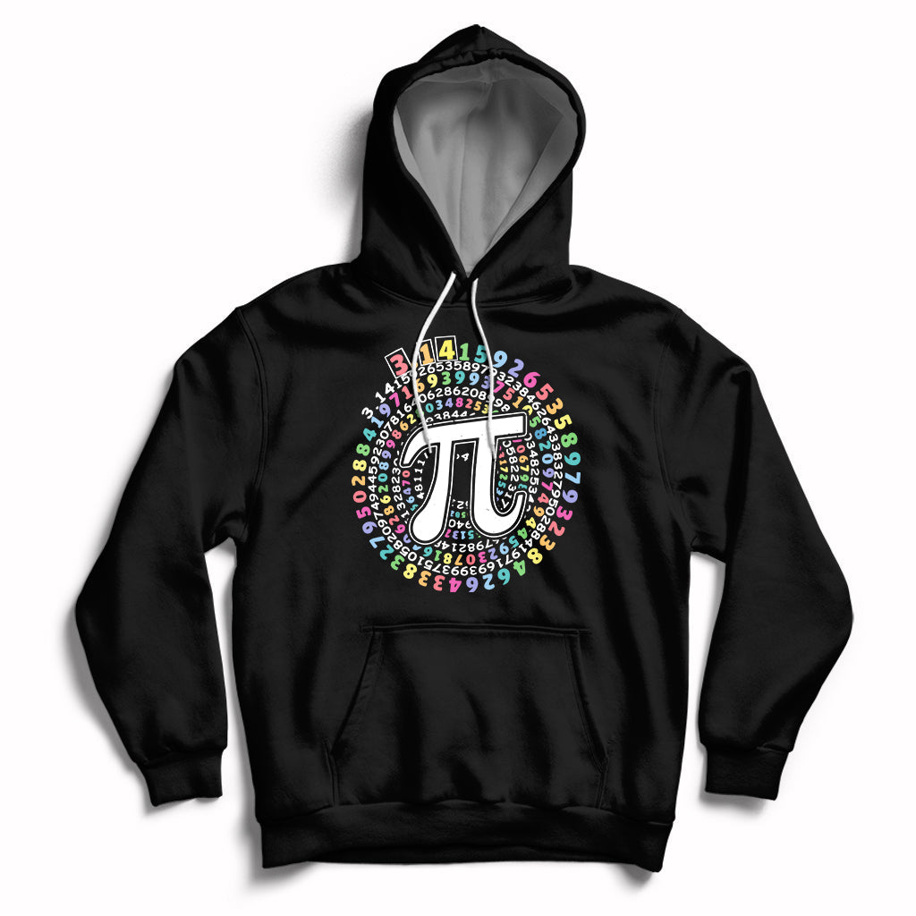 Funny Pi Day 3.14 Number Pi Circle Ratio Pi Digits Geometry Hoodie - Wonder Print Shop