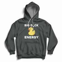 Sarcastic Big Duck Energy Funny Ducky Meme Hoodie - Wonder Print Shop