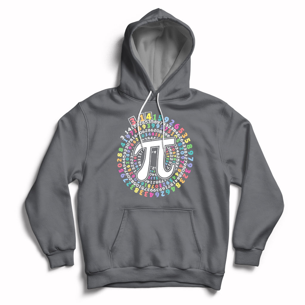 Funny Pi Day 3.14 Number Pi Circle Ratio Pi Digits Geometry Hoodie - Wonder Print Shop