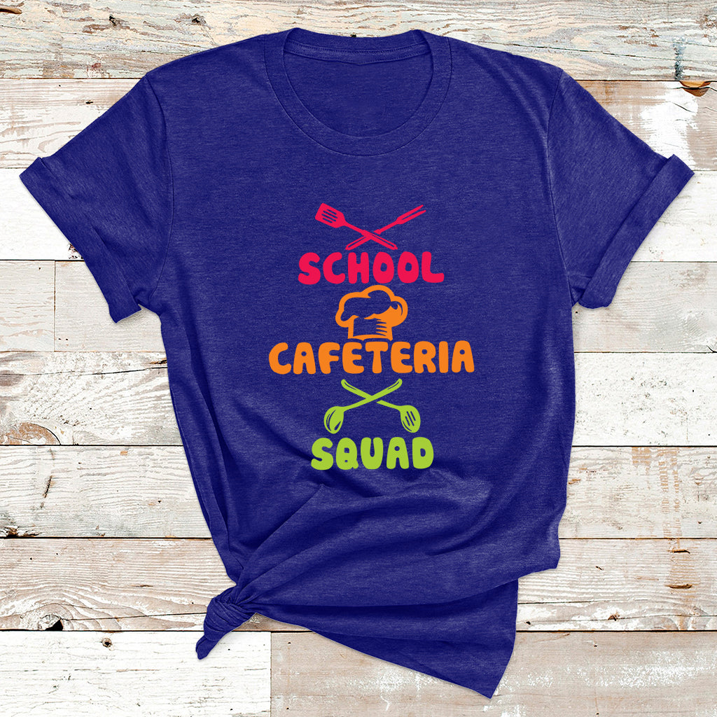 Funny Cafeteria Squad Lunch Lady Crew School Hero T Shirt - Wonder Print Shop