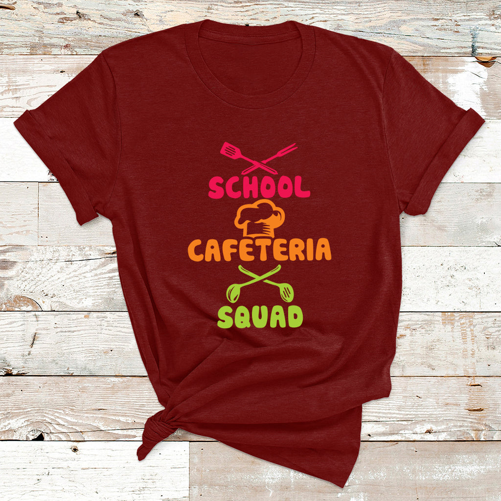 Funny Cafeteria Squad Lunch Lady Crew School Hero T Shirt - Wonder Print Shop