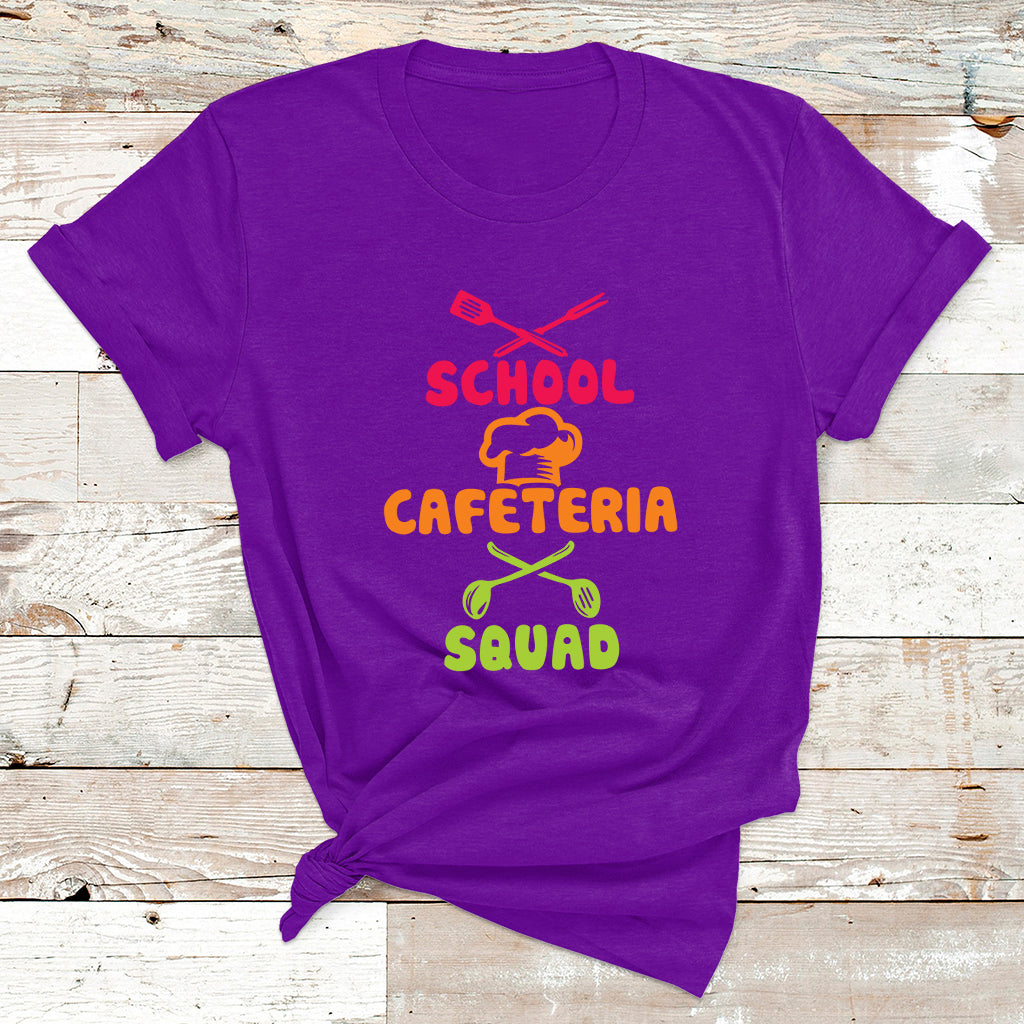 Funny Cafeteria Squad Lunch Lady Crew School Hero T Shirt - Wonder Print Shop