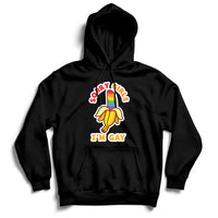 Sorry Girls I'm Gay Rainbow Banana LGBT Pride For Mens Hoodie - Wonder Print Shop