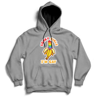 Sorry Girls I'm Gay Rainbow Banana LGBT Pride For Mens Hoodie - Wonder Print Shop
