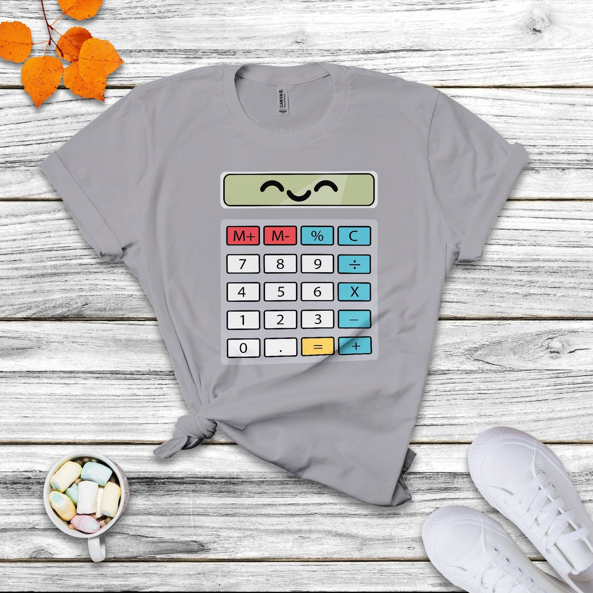 Number Day Math Day Calculator Costume I Am A Calculator Let's Have Fun With The Numbers T Shirt - Wonder Print Shop
