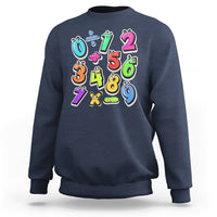 Numbers Math Calculation Symbols Number Day Math Day Numbers Costume Let's Have Fun With The Numbers Sweatshirt - Wonder Print Shop