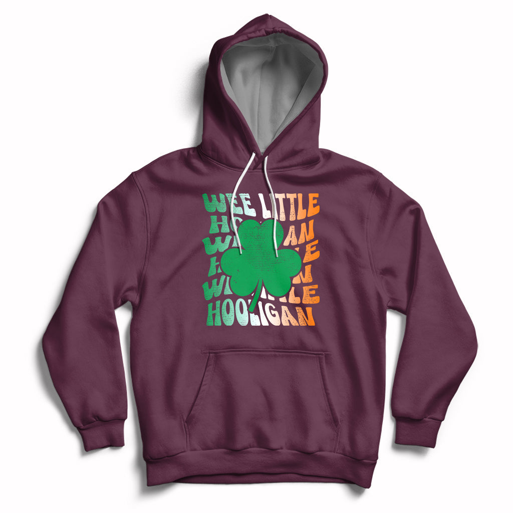 Wee Little Hooligan Funny St. Patrick's Day Leprechaun Hoodie - Wonder Print Shop