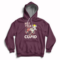 Not Today Cupid Funny Anti Valentine's Day Self-love Hoodie - Wonder Print Shop