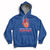 Brave With Every Beat CHD Heart Disease Red And Blue Ribbon Hoodie - Wonder Print Shop