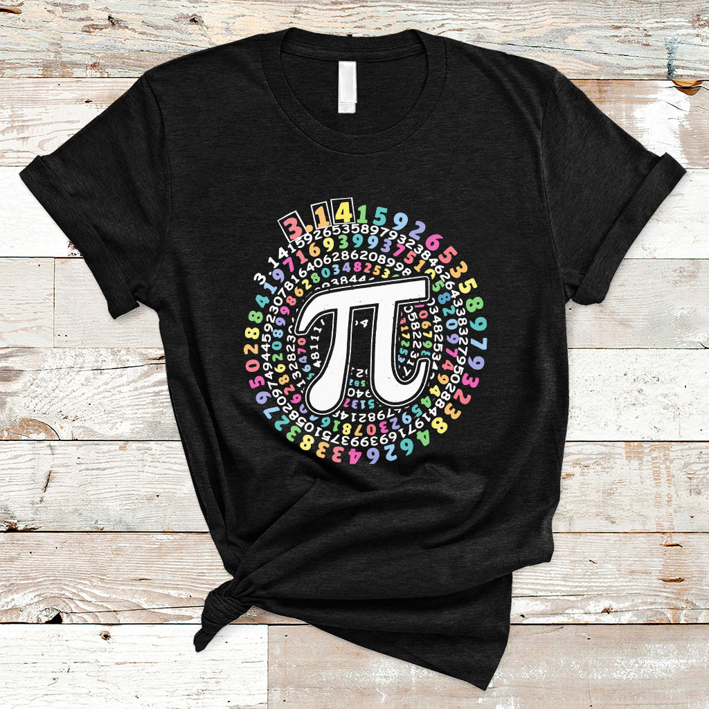 Funny Pi Day 3.14 Number Pi Circle Ratio Pi Digits Geometry T Shirt - Wonder Print Shop