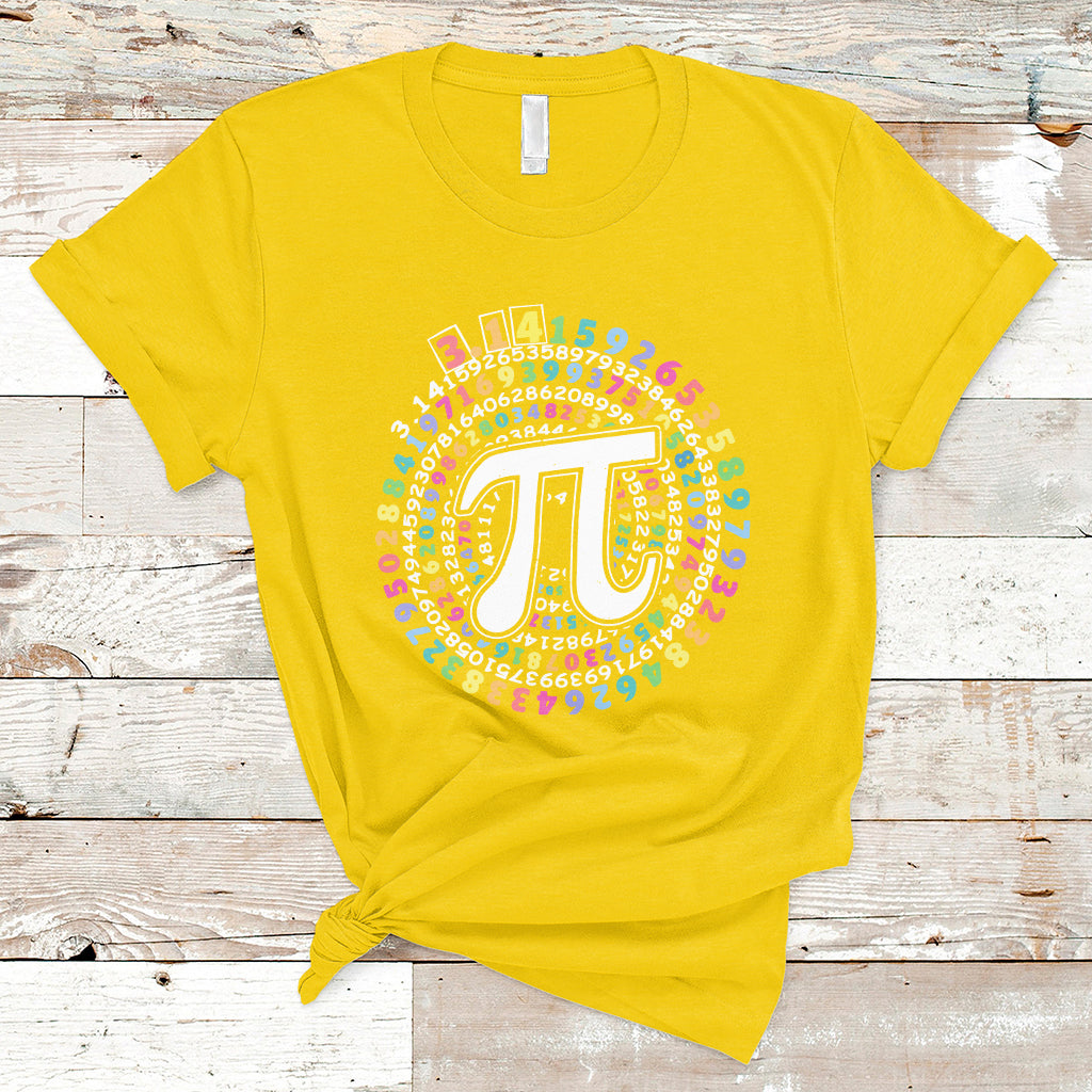 Funny Pi Day 3.14 Number Pi Circle Ratio Pi Digits Geometry T Shirt - Wonder Print Shop