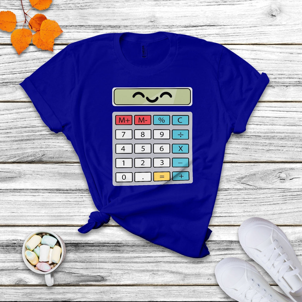 Number Day Math Day Calculator Costume I Am A Calculator Let's Have Fun With The Numbers T Shirt - Wonder Print Shop