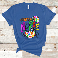 Happy Easter Certified Nurse Easter Eggs Nursing Nurse Day T Shirt - Wonder Print Shop