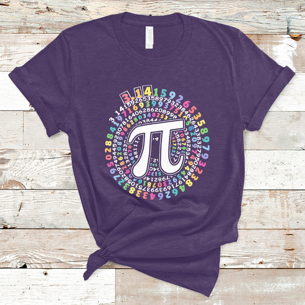 Funny Pi Day 3.14 Number Pi Circle Ratio Pi Digits Geometry T Shirt - Wonder Print Shop