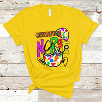 Happy Easter Certified Nurse Easter Eggs Nursing Nurse Day T Shirt - Wonder Print Shop