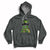 One Lucky Nurse Scrub Life St Patrick's Day Nurses Messy Bun Hoodie - Wonder Print Shop