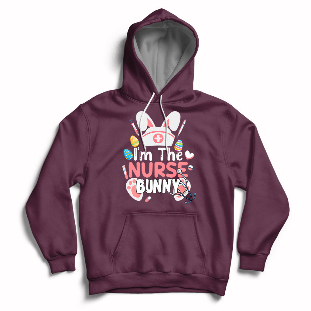 Cute Bunnies Happy Easter I'm The Nurse Bunny Nursing Nurse Hoodie - Wonder Print Shop