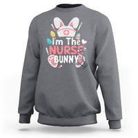 Cute Bunnies Happy Easter I'm The Nurse Bunny Nursing Nurse Sweatshirt - Wonder Print Shop