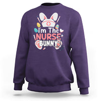 Cute Bunnies Happy Easter I'm The Nurse Bunny Nursing Nurse Sweatshirt - Wonder Print Shop