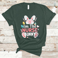Cute Bunnies Happy Easter I'm The Nurse Bunny Nursing Nurse T Shirt - Wonder Print Shop