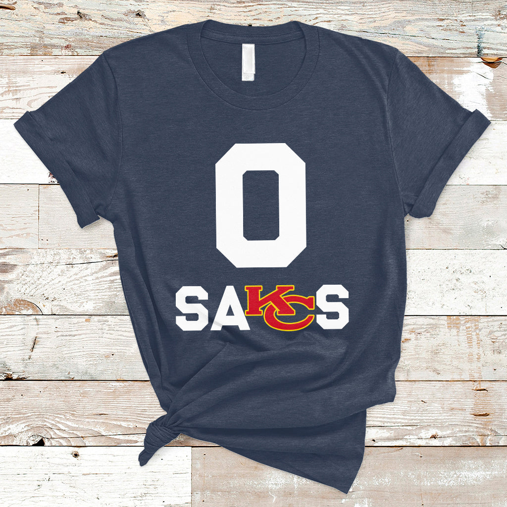 Zero Sacks Funny Put It On A Tee T-Shirt - Wonder Print Shop