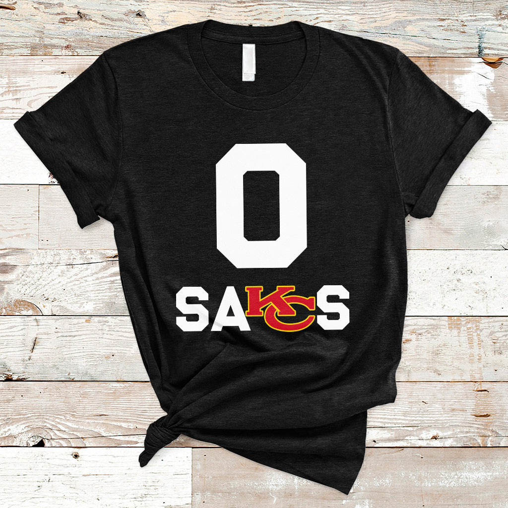Zero Sacks Funny Put It On A Tee T-Shirt - Wonder Print Shop