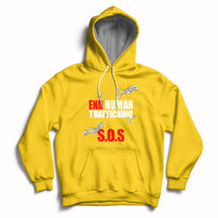 Stop Modern Slavery End Human Trafficking Sos Human Freedom Hoodie - Wonder Print Shop
