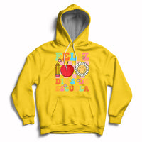 Feliz 100 Dias De Escuela Happy 100 Days Of School Back To School 100th Day Hoodie - Wonder Print Shop