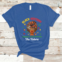 Black History Month Honoring The Past Inspiring The Future T-Shirt - Wonder Print Shop
