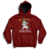 Cousincorn Like A Cousin Only Awesome Dabbing Unicorn Hoodie - Wonder Print Shop