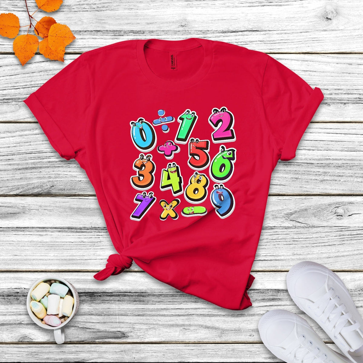 Numbers Math Calculation Symbols Number Day Math Day Numbers Costume Let's Have Fun With The Numbers T Shirt - Wonder Print Shop
