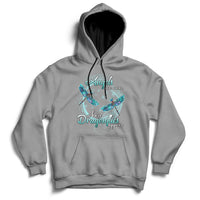 Angels Are Near When Dragonflies Appear Funny Spiritual Hoodie - Wonder Print Shop