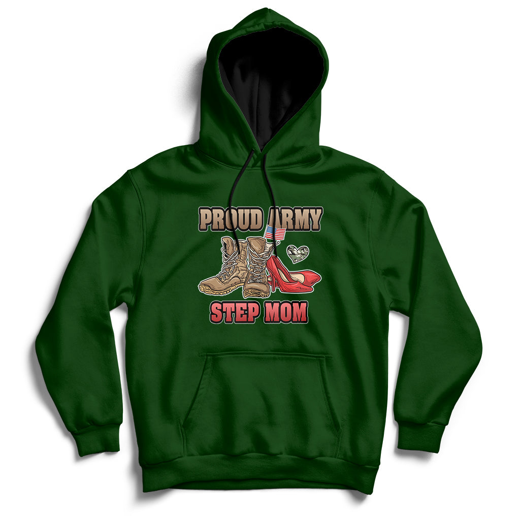 Proud Army Family Shirts Cool USA Navy Dad Mom Hoodie - Wonder Print Shop