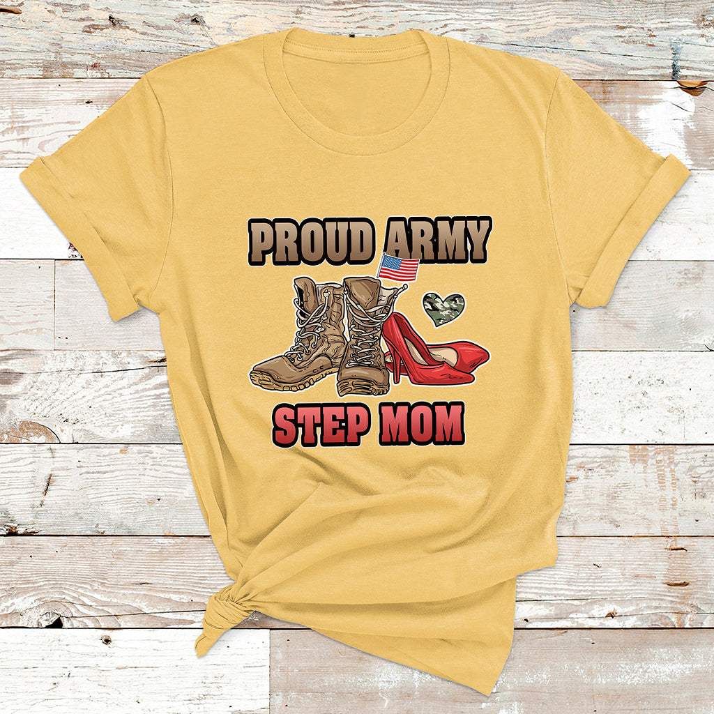 Proud Army Family Shirts Cool USA Navy Dad Mom T Shirt - Wonder Print Shop