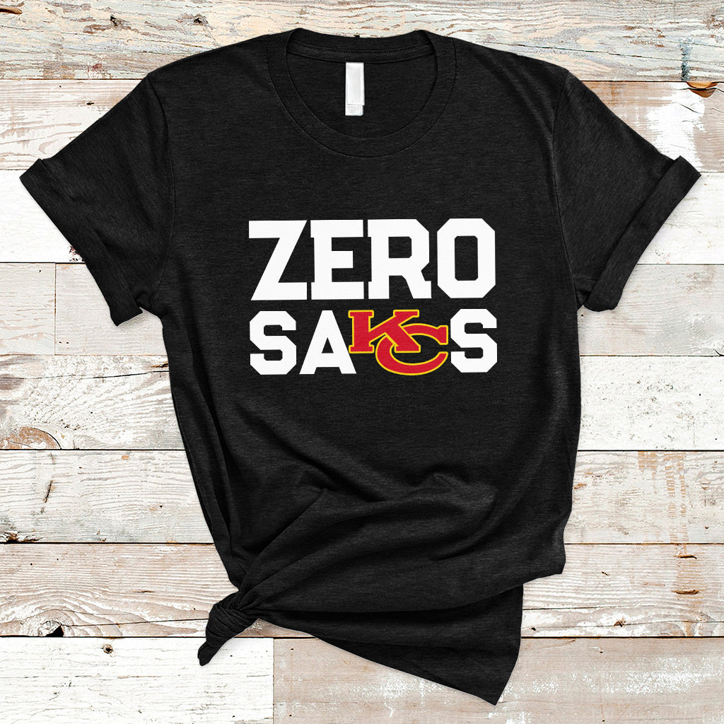 Zero Sacks Funny Put It On A Tee T-Shirt - Wonder Print Shop