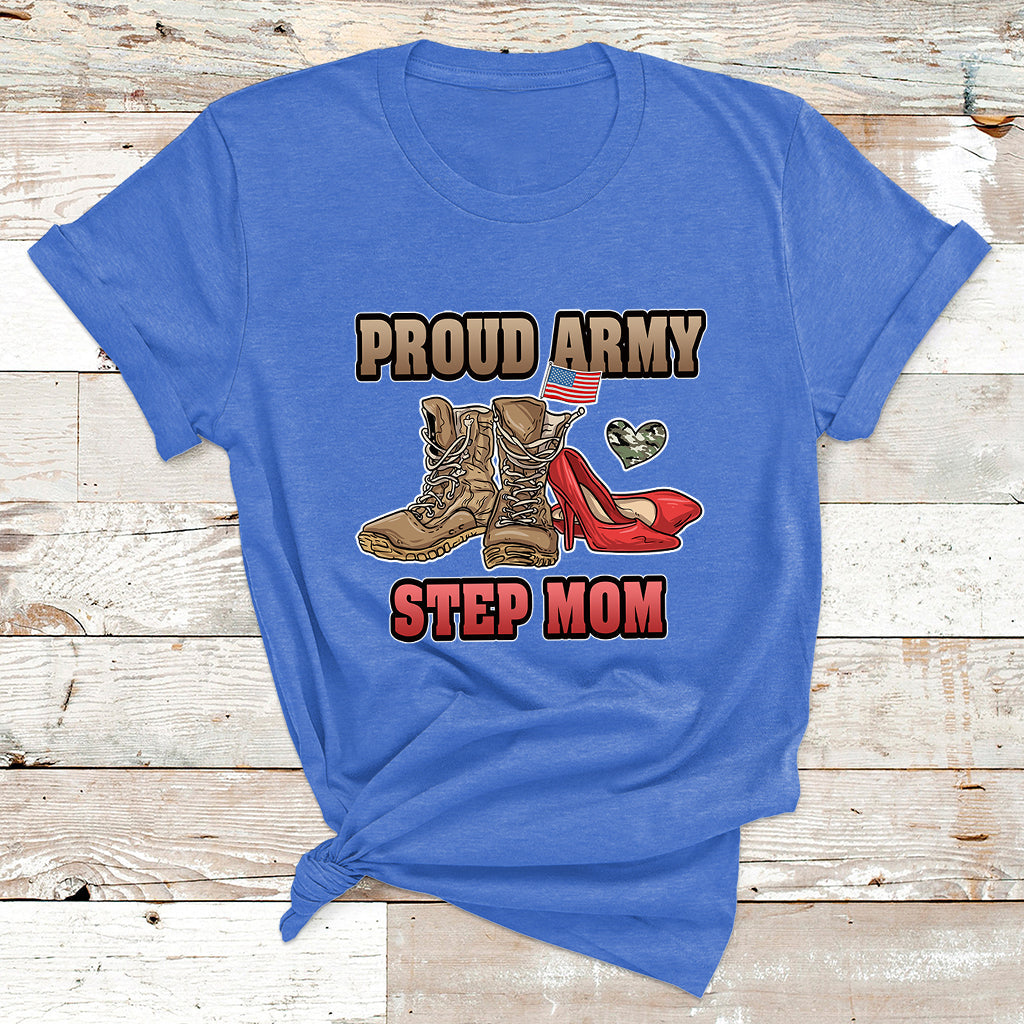 Proud Army Family Shirts Cool USA Navy Dad Mom T Shirt - Wonder Print Shop