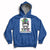 In February We Wear Zebra Rare Disease Awareness Zebra Messy Bun Hoodie - Wonder Print Shop