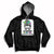 In February We Wear Zebra Rare Disease Awareness Zebra Messy Bun Hoodie - Wonder Print Shop