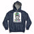In February We Wear Zebra Rare Disease Awareness Zebra Messy Bun Hoodie - Wonder Print Shop
