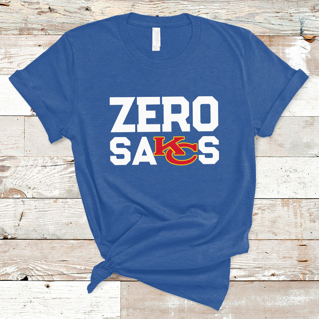 Zero Sacks Funny Put It On A Tee T-Shirt - Wonder Print Shop