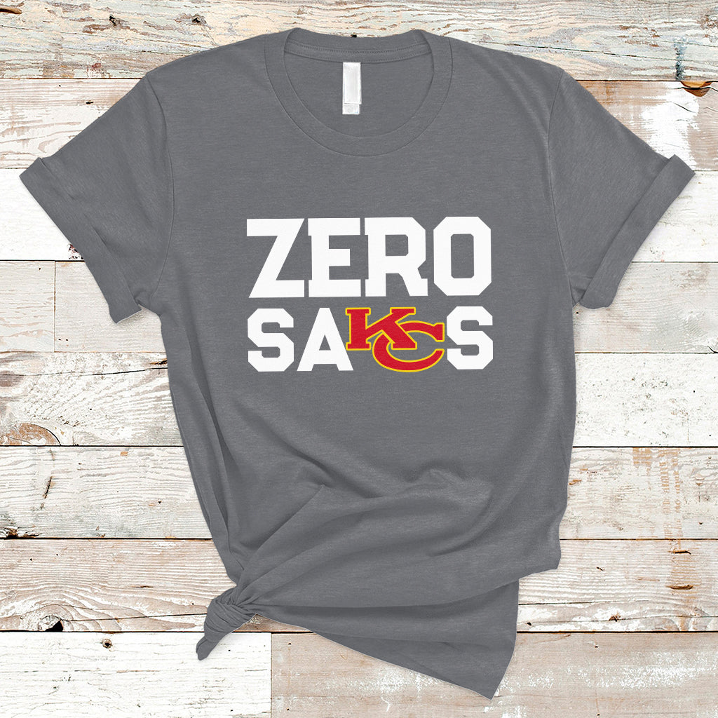 Zero Sacks Funny Put It On A Tee T-Shirt - Wonder Print Shop