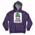 In February We Wear Zebra Rare Disease Awareness Zebra Messy Bun Hoodie - Wonder Print Shop