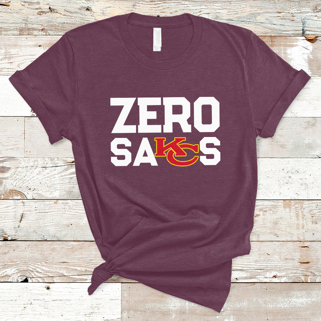 Zero Sacks Funny Put It On A Tee T-Shirt - Wonder Print Shop