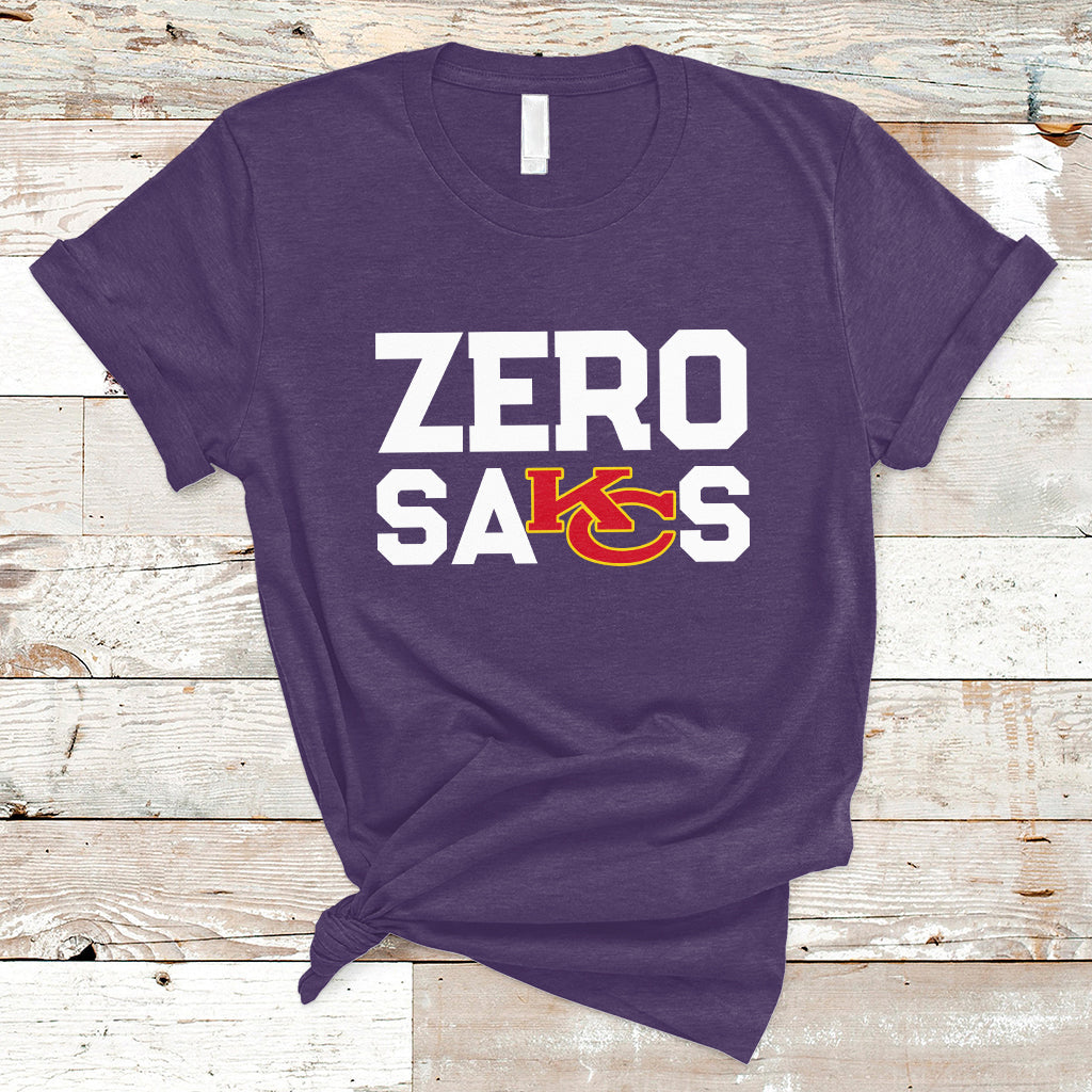 Zero Sacks Funny Put It On A Tee T-Shirt - Wonder Print Shop