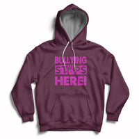 Bullying Stops Here Anti Bullying Pink Day Stand Up To Bullies Colorful Hoodie - Wonder Print Shop