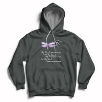 Dragonflies My Mind Talks To You My Heart Looks For You Hoodie - Wonder Print Shop